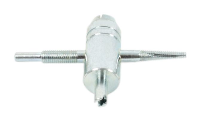 Universal motorcycle tire valve stem tool
