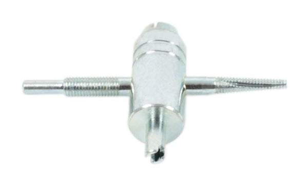 Universal motorcycle tire valve stem tool