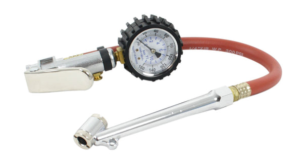 Universal motorcycle tire inflator
