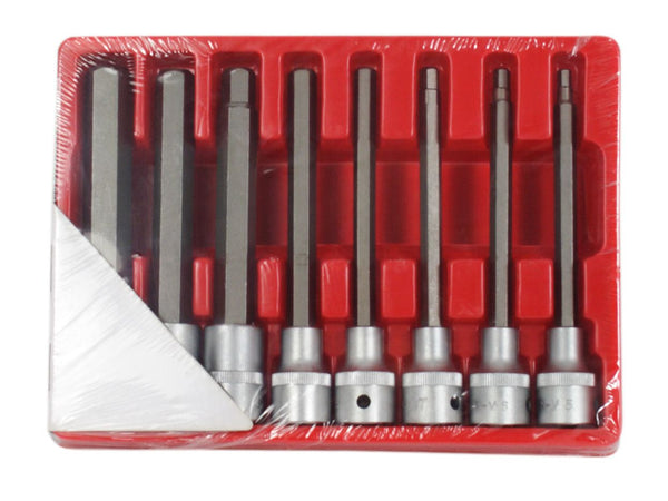 Universal motorcycle deep allen socket driver set