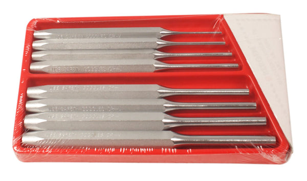 Universal motorcycle metric pin punch set