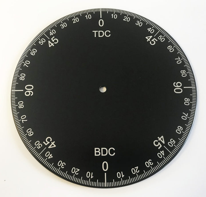 Universal motorcycle aluminum timing degree wheel