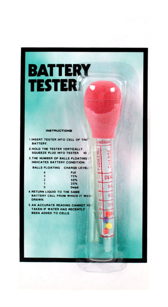 Universal motorcycle battery hydrometer