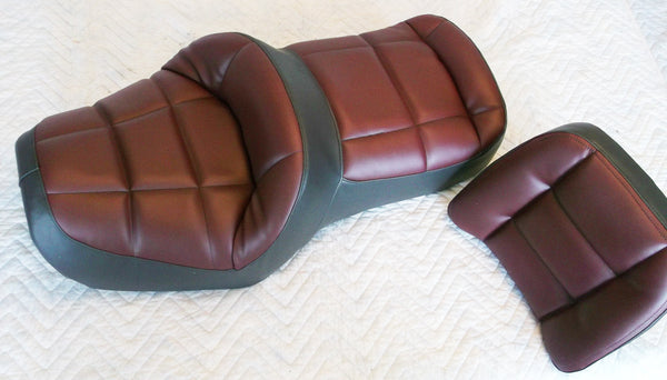 Honda GL1200 red/black seat cover