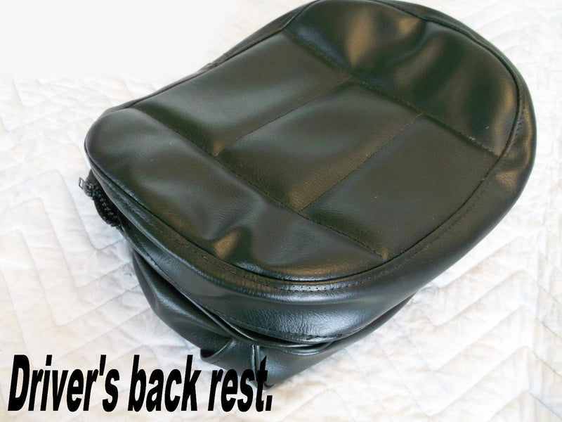 Black Driver Back Rest Cover - Goldwingparts.com