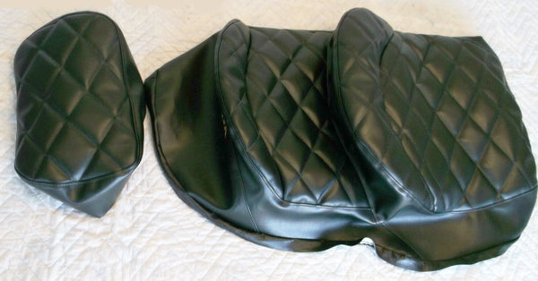 Honda GL1100 black seat cover set