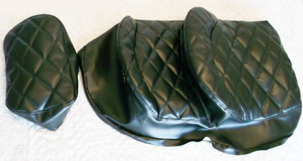 Honda GL1100 black seat cover set