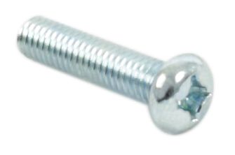 Universal motorcycle 6 x 25mm steel plated phillips head screw pack of 10