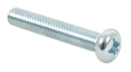 Universal motorcycle 6 x 35mm steel plated phillips head screw pack of 10
