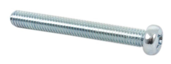 Universal motorcycle 6 x 50mm steel plated phillips head screw pack of 10