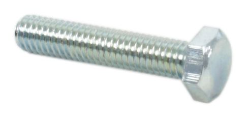 Universal motorcycle 6 x 30mm plated hex head bolt - 1.0 pitch pack of 10
