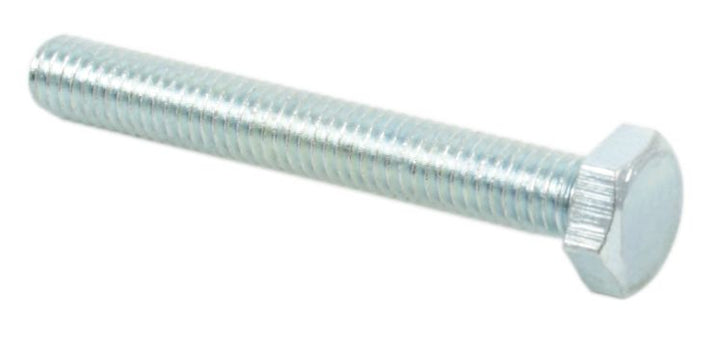 Universal motorcycle 6 x 45mm plated hex head bolt - 1.0 pitch pack of 10