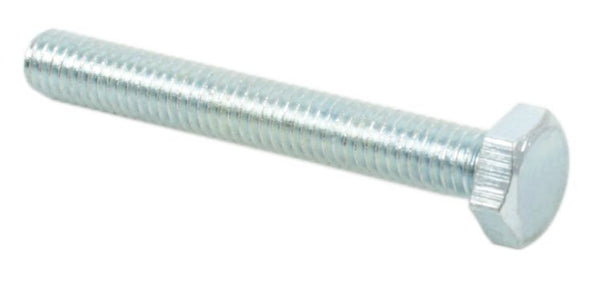 Universal motorcycle 6 x 45mm plated hex head bolt - 1.0 pitch pack of 10