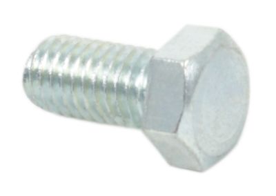 Universal motorcycle 8 x 16mm plated hex head bolt - 1.25 pitch pack of 10
