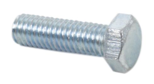 Universal motorcycle 8 x 25mm plated hex head bolt - 1.25 pitch pack of 10
