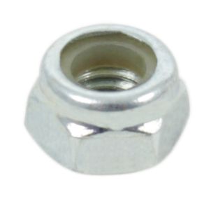 Universal motorcycle 5mm plated nylock nut pack of 10