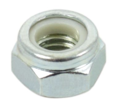 Universal motorcycle 6mm plated nylock nut pack of 10