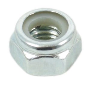 Universal motorcycle 8mm plated nylock nut pack of 10