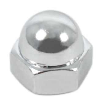Universal motorcycle 10mm steel plated ISO cap nut pack of 10