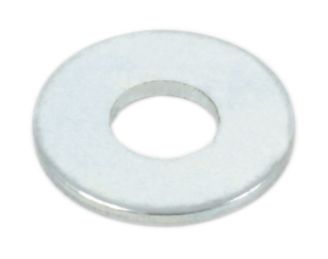 Universal motorcycle 5mm plated flat washers pack of 10