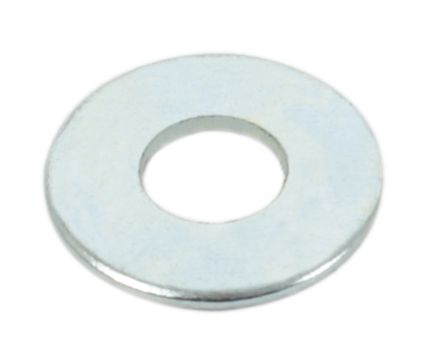Universal motorcycle 6mm plated flat washers pack of 10