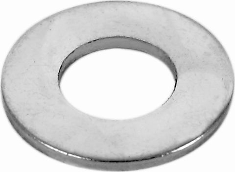 Universal motorcycle 8mm plated flat washers pack of 10