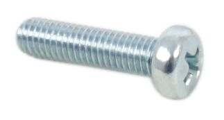 Universal motorcycle 5 x 20mm steel plated phillips head screws pack of 10