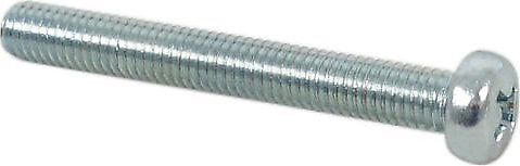 Universal motorcycle 5 x 35mm steel plated phillips head screws pack of 10