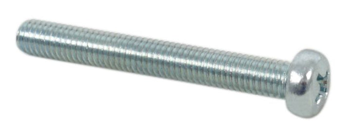 Universal motorcycle 5 x 40mm steel plated phillips head screws pack of 10
