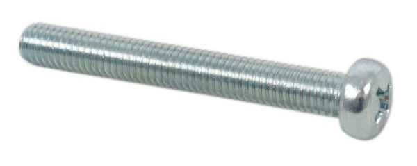 Universal motorcycle 5 x 40mm steel plated phillips head screws pack of 10