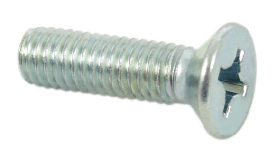 Universal motorcycle 6 x 20mm flathead phillips screws pack of 10