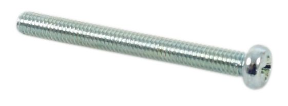 Universal motorcycle 4 x 40mm steel plated lens screws - ISO standard pitch pack of 10