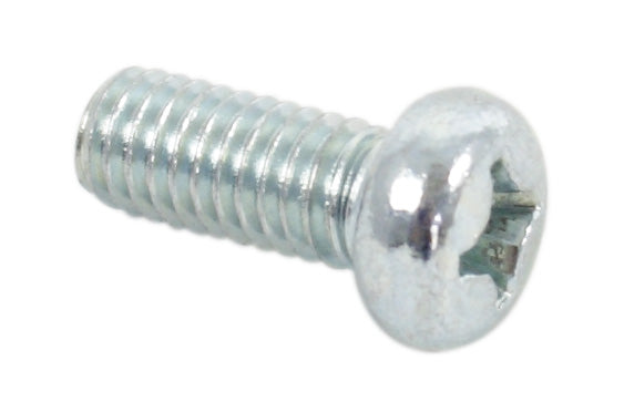 Universal motorcycle 6 x 14mm steel plated phillips head screw pack of 10