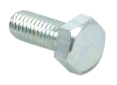 Universal motorcycle 6 x 14mm plated hex head bolt - 1.25 pitch pack of 10