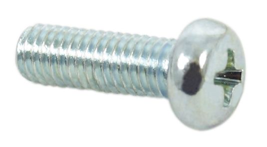 Universal motorcycle 5 x 15mm steel plated phillips head screws pack of 10