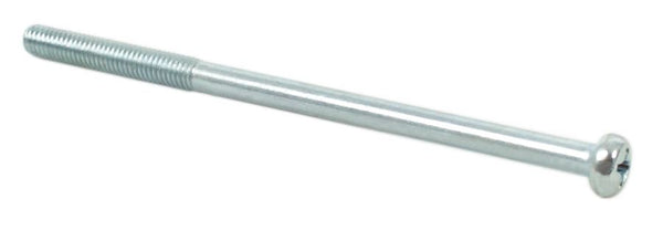 Universal motorcycle 6 x 110mm steel plated phillips head screws pack of 10