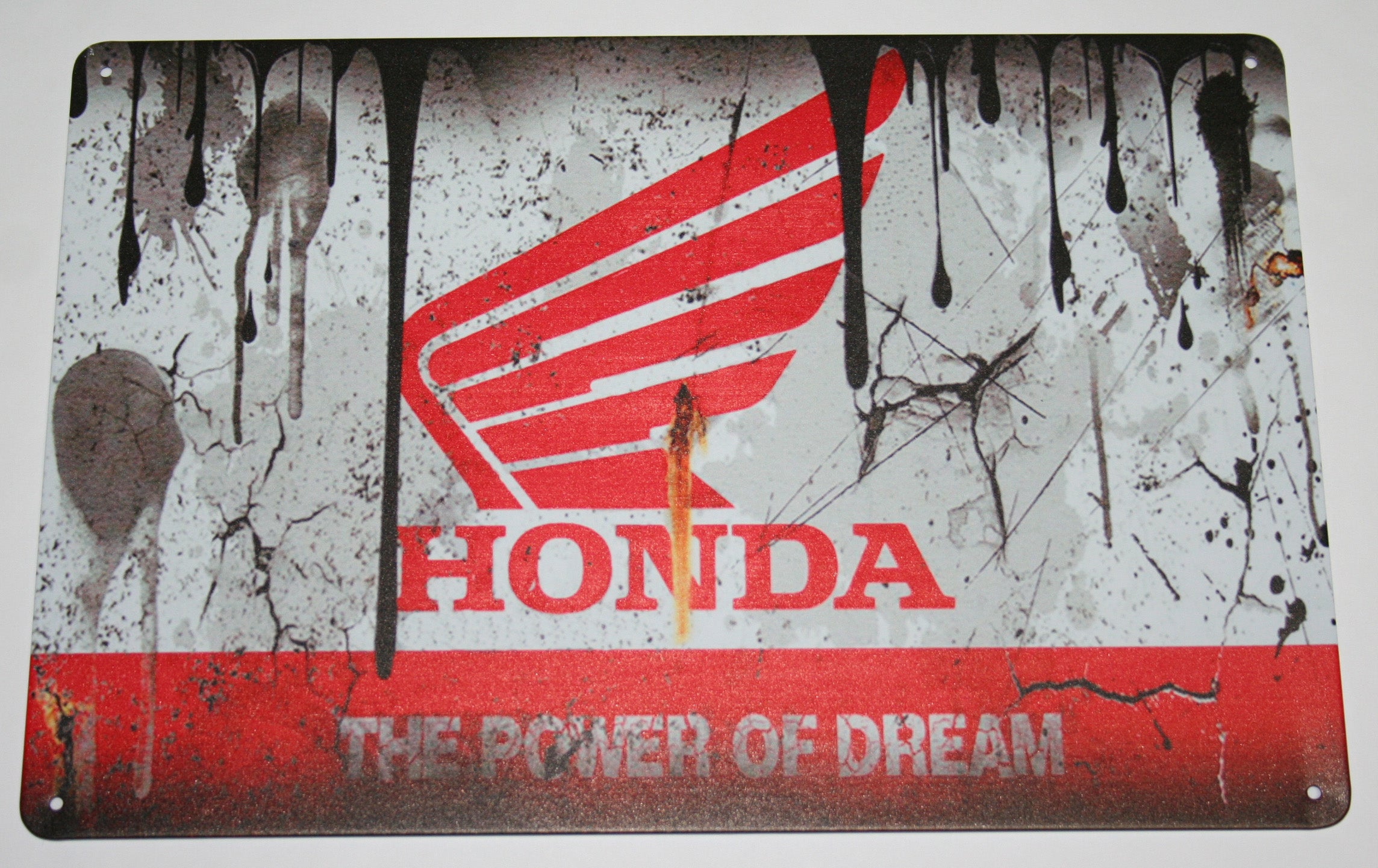 Honda Logo (Paint Splatter) - Tin Sign