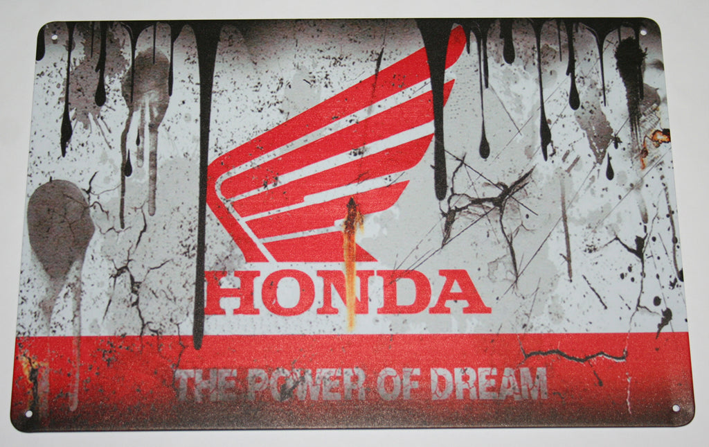 Honda Logo (Paint Splatter) - Blikskilt