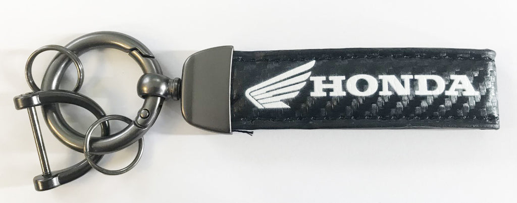 Honda logo nøglering med fiber baggrund
