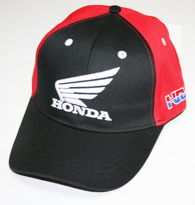 Black / Red - Honda Logo HRC Hat