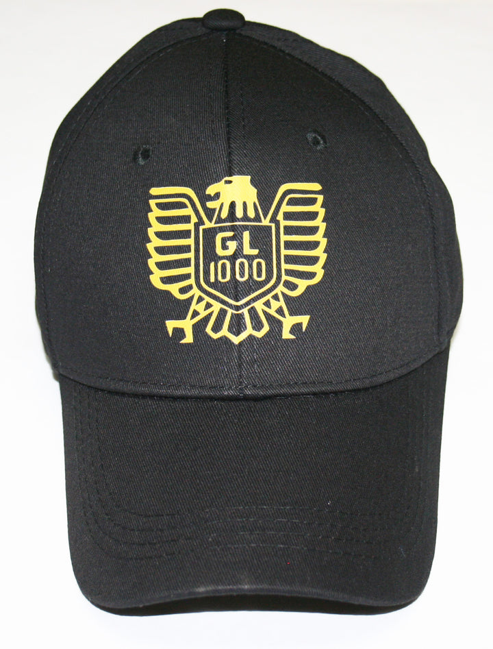Honda GL1000 black Gold Wing logo hat
