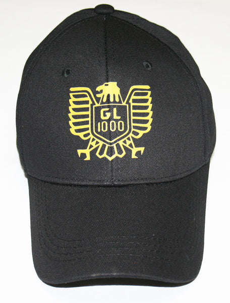 Honda GL1000 black Gold Wing logo hat