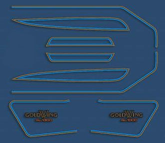 Honda GL1000 complete decal set