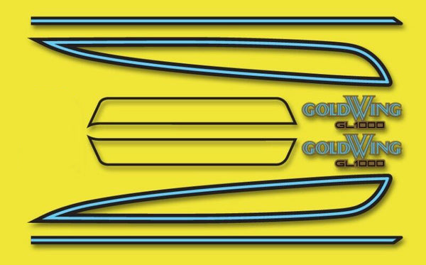 Honda GL1000 complete decal set