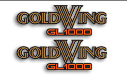 Honda GL1000 side panel decals set of 2
