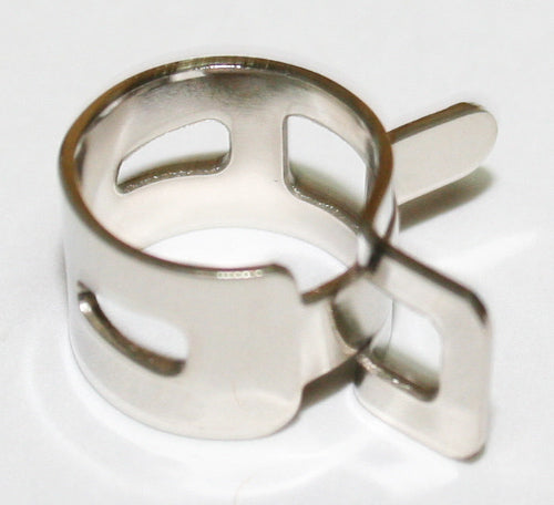Universal motorcycle 13mm to 15mm ID. deluxe spring hose clamps pack of 10